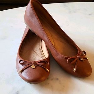 Bass Lacy Tan Cushioned Flats